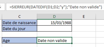 Comment Utiliser Datedif Dans Excel